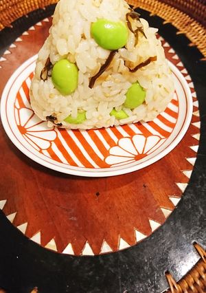 枝豆・ポン酢お結び-レシピのメイン写真