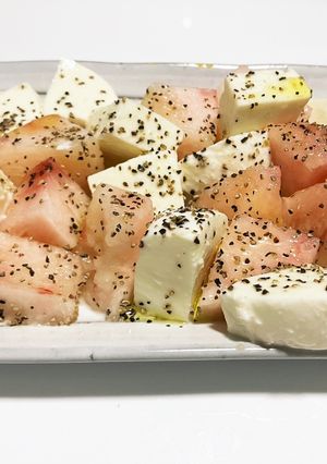 ももとモッツァレラの甘サラダ-レシピのメイン写真