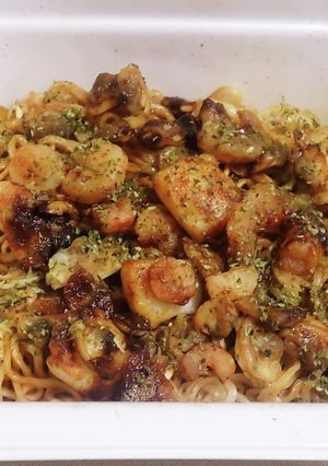 “シーフードミックスカップ焼きそば”-レシピのメイン写真