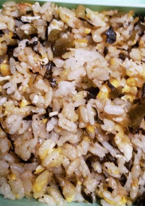 朝からパパッと高菜チャーハン♪お弁当に♡-レシピのメイン写真