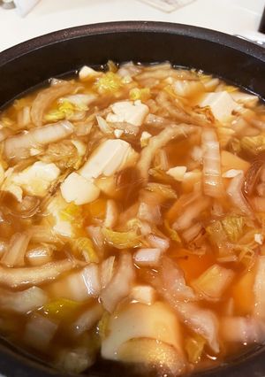春雨豆腐白菜スープ-レシピのメイン写真