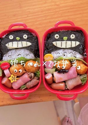 トトロ♡キャラ弁-レシピのメイン写真