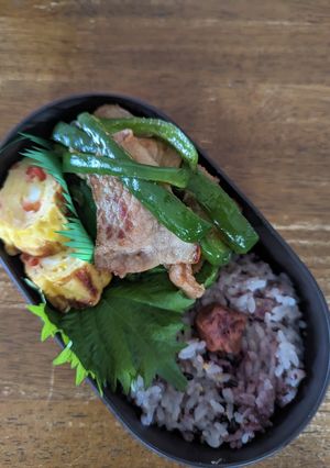 JK☆豚肉の玉ねぎポン酢炒め弁当♪-レシピのメイン写真