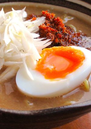 【 エビ辛鶏白湯ラーメン 〗-レシピのメイン写真