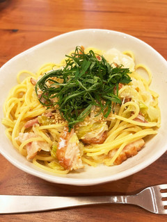 キャベツとベーコンの和風クリームパスタ-レシピのメイン写真