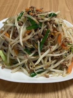 【減塩】ひき肉入り中華風野菜炒め-レシピのメイン写真