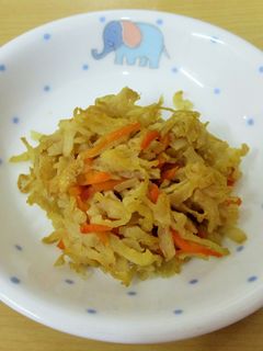 (保育所)切干しだいこんの煮物-レシピのメイン写真