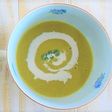 皮付きレンコンのポタージュカボチャ仕立て