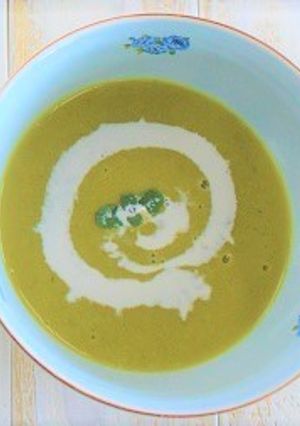 皮付きレンコンのポタージュカボチャ仕立て-レシピのメイン写真