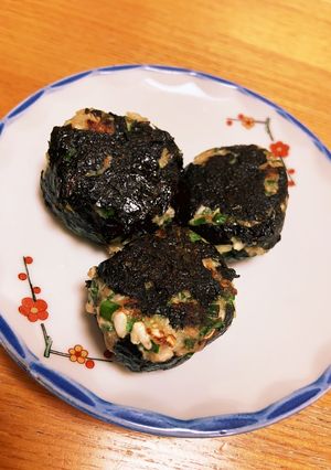 餃子のタネ消費に☆海苔っこ小判型ギョーザ-レシピのメイン写真