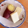 至福の補食シリーズ☆蒸かしたお芋とチーズ
