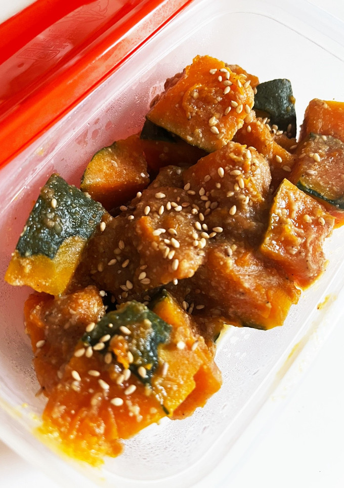 かぼちゃの味噌胡麻和え♡作り置き-レシピのメイン写真