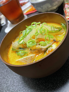 ピリ辛✩.*˚豆乳入りキムチスープ-レシピのメイン写真