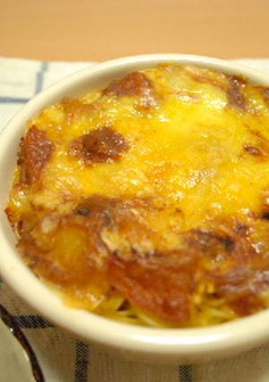 あまったカレーでパスタグラタン-レシピのメイン写真