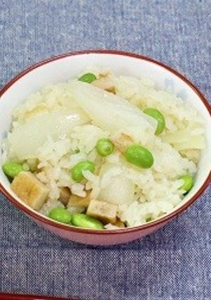 玉ねぎ炊き込みご飯-レシピのメイン写真
