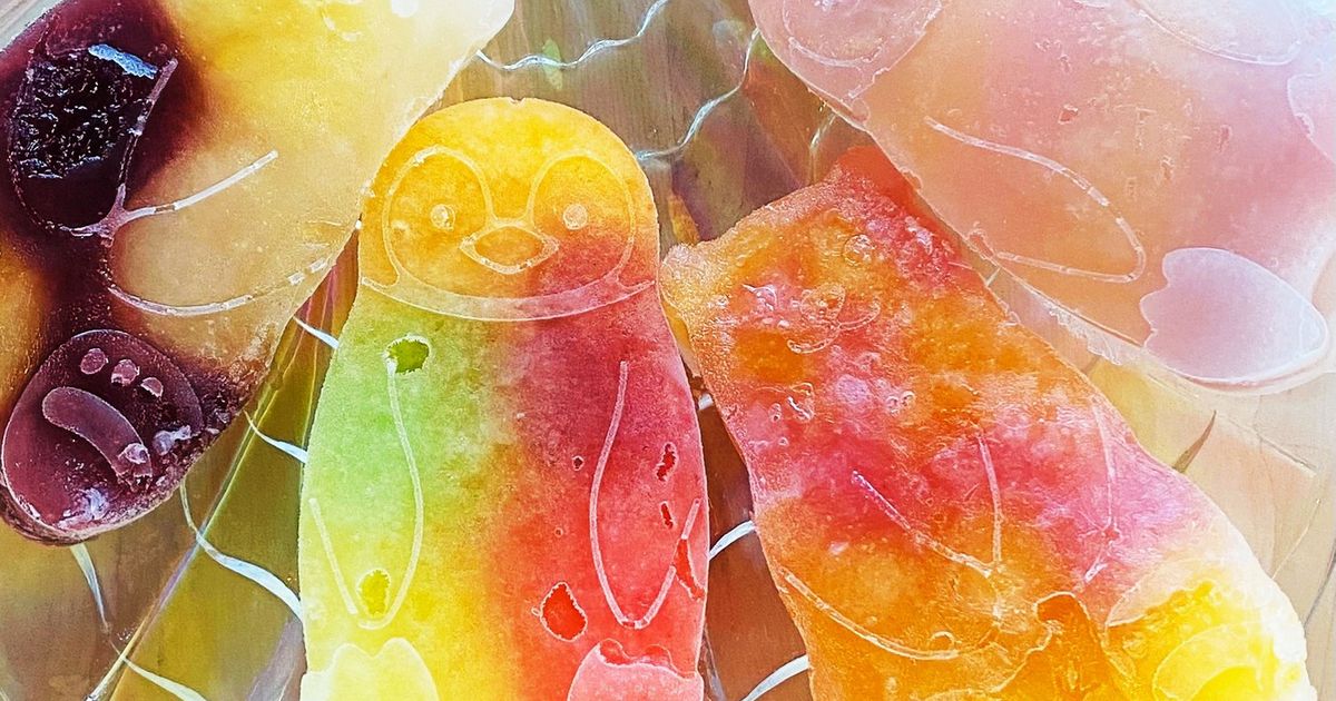 カップゼリーでカラフルアイスキャンディー by 野菜が好きです