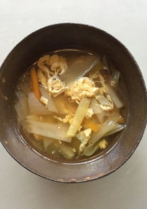 ねぎの醤油こがしスープ-レシピのメイン写真