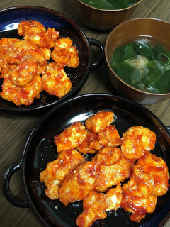 鶏むね肉のピリ辛ケチャップソース-レシピのメイン写真