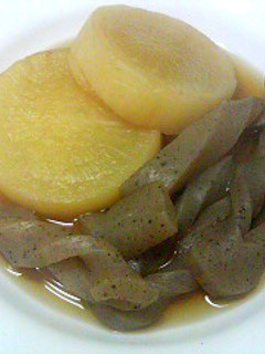 大根とこんにゃくの田舎煮-レシピのメイン写真