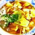 くずし豆腐の精進出汁あんかけ蕎麦