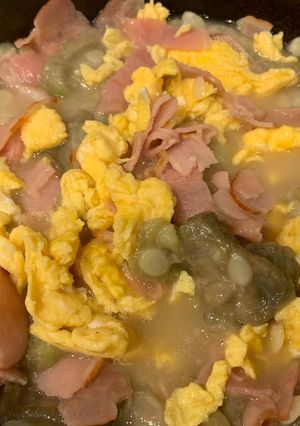 ナーベーラー（ヘチマ）味噌煮-レシピのメイン写真