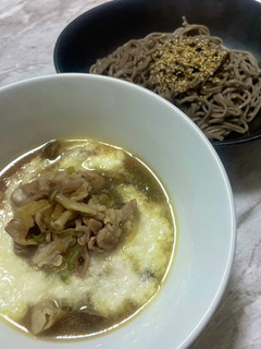 豚バラとろろつけ蕎麦-レシピのメイン写真