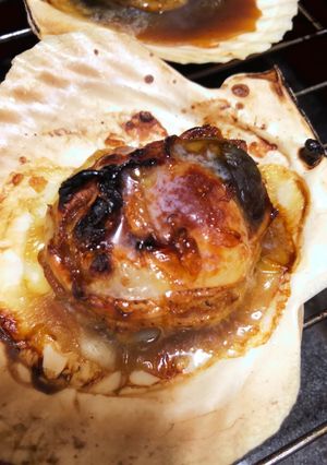 旬のホタテバターこんがり醤油焼きBBQ-レシピのメイン写真