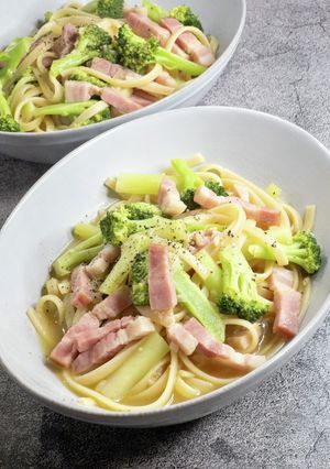 ブロッコリーとベーコンのバター醤油パスタ-レシピのメイン写真