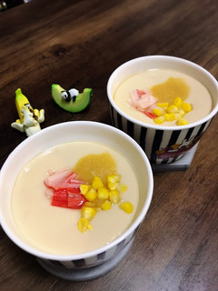 ふるふる〜♡コーン香る洋風茶碗蒸し♡-レシピのメイン写真