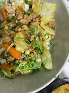野菜炒め丼-レシピのメイン写真
