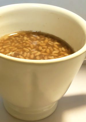Sdgs　小豆の煮汁と米麹で　発酵汁粉-レシピのメイン写真