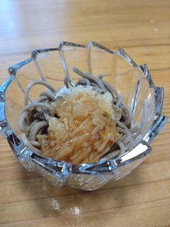 なめたけのおろとそば-レシピのメイン写真
