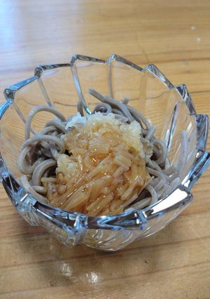 なめたけのおろとそば-レシピのメイン写真
