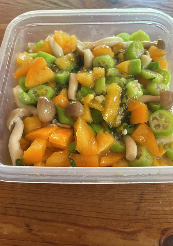 夏野菜のだし-レシピのメイン写真
