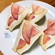 罪悪感無し!桃が主役のフルーツサンド