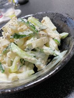 無限✩.*˚大根ときゅうりのツナマヨ和え-レシピのメイン写真