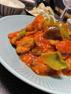 *鶏もも肉と茄子のトマト煮込み-レシピのメイン写真