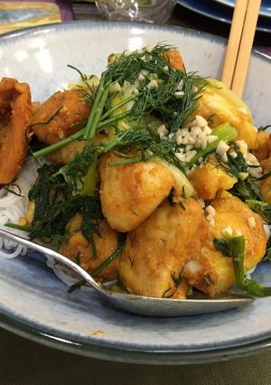 ベトナム料理　白身魚のターメリック炒め-レシピのメイン写真
