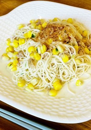 【防災】そうめんチャンプルー-レシピのメイン写真