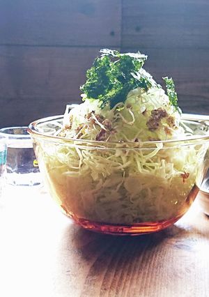 簡単つまみ★キャベツてんこ盛り無限サラダ-レシピのメイン写真