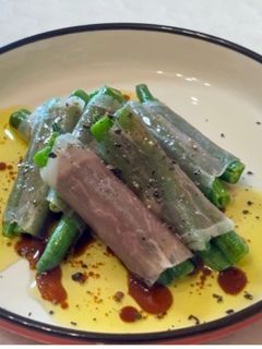 生ハムいんげん巻き-レシピのメイン写真