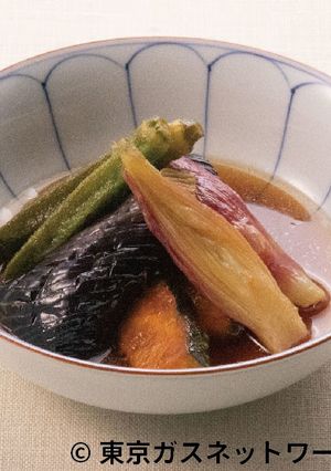 揚げ野菜のさっぱり⼟佐酢漬け-レシピのメイン写真