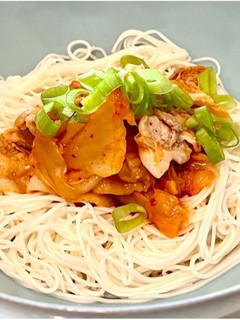 豚キムそーめん-レシピのメイン写真