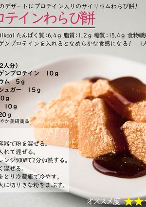 プロテインわらび餅-レシピのメイン写真