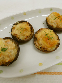 しいたけのツナマヨチーズ焼き-レシピのメイン写真