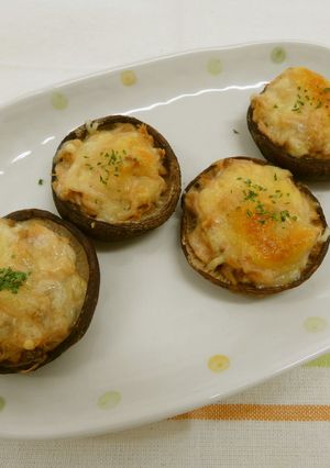しいたけのツナマヨチーズ焼き-レシピのメイン写真