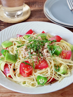☆簡単☆夏に食べたい白だし冷製パスタ-レシピのメイン写真