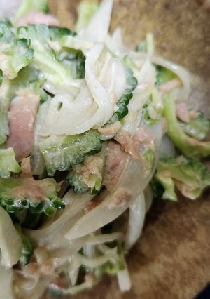 調味料2つでゴーヤのサラダ♪-レシピのメイン写真