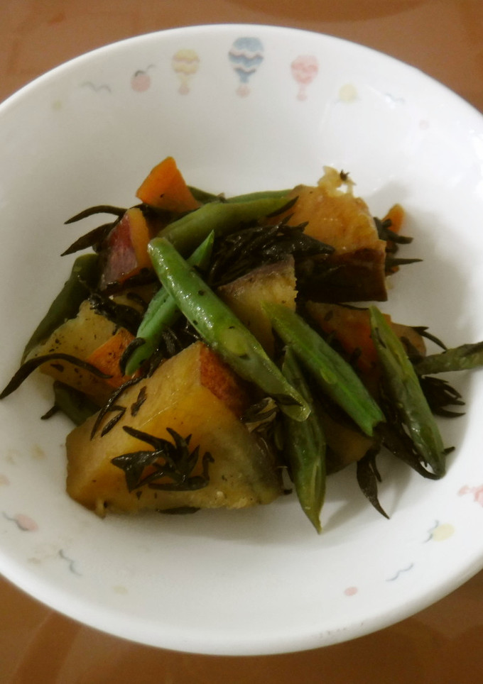 さつまいもとひじき煮-レシピのメイン写真