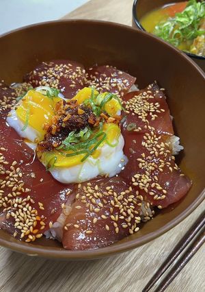 パパでも作れるマグロユッケ丼-レシピのメイン写真